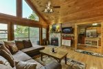 Open floor plan offers gorgeous views from every room
